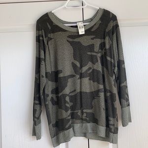Green cameo sweater